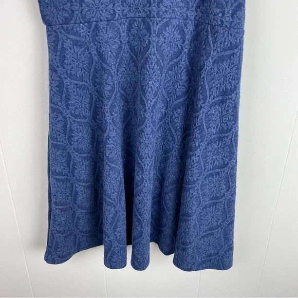 miami Navy Blue Strappy A-Line Printed Skater Dress - Picture 8 of 8